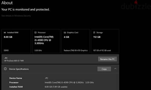 rx 470 ، core i5 case سعر قابل للنقاش