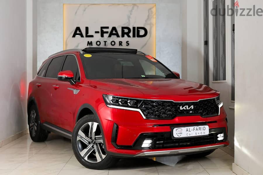 Kia Sorento Hybrid 2022 اعلي فئة كوري لم ترخص بحالة الزيرو 20,000km