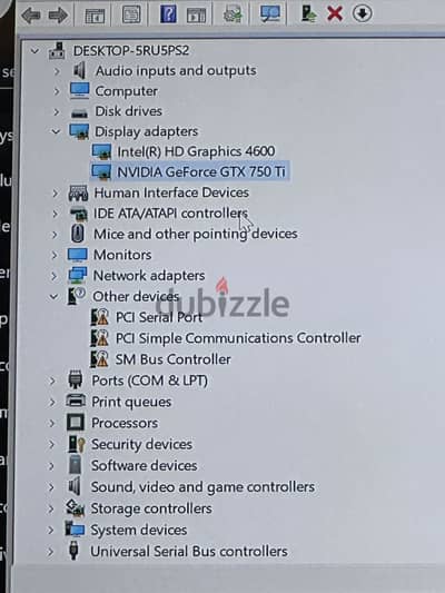 Pc i5 4Gen nvedia gtx 750Ti