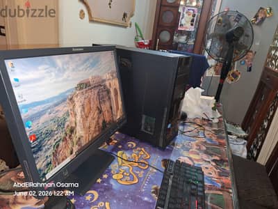 جهاز كمبيوتر HP جيل 3  بالشاشه و كل مشتملاته