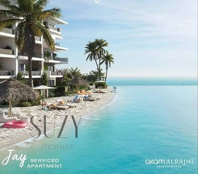 First row, 40% discount, fully finished with air conditioning in Dos Ras El Hekma, North Coast, next to Lavista and close to New Alamein.