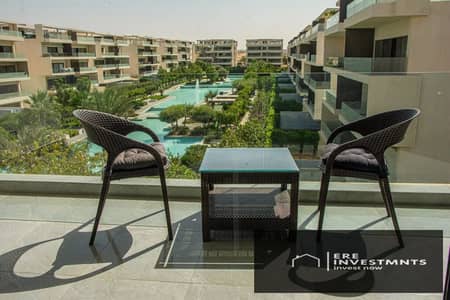 Apartment with Garden | Fully finished | Smart home | Ready to move for sale in Lake View Residence New Cairo