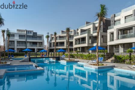 Chalet for sale, ready to move with a 10% down payment, divided into 3bedrooms in Ain Sokhna, La Vista Ray Village