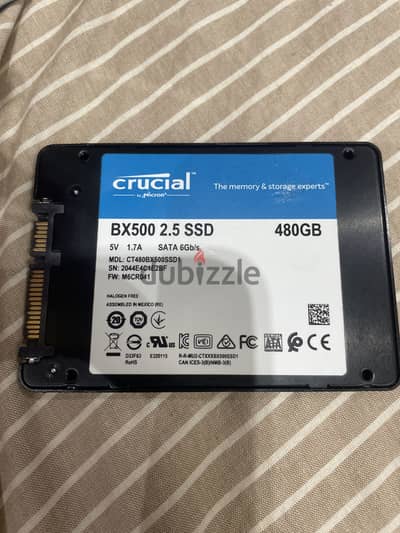 crucial BX500 ssd 480 Gb drive