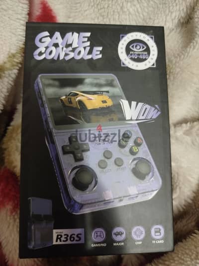 game console r36s بنفسجي