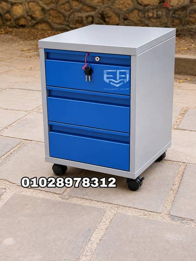 وحدة ادراج صاج 3 درج بعجل