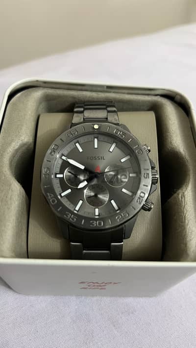 Fossil Bannon Smoked Grey