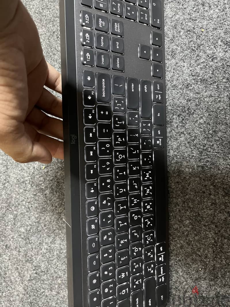 Logitech MX Keys S – Wireless Illuminated Keyboard (Arabic) 3