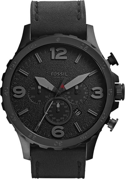 Fossil Nate Men's Black
