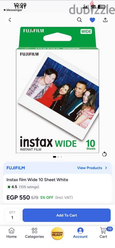 Instax papers canera