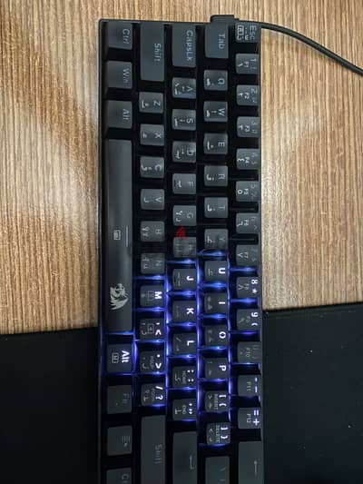 Redragon k630 black rgb 60% mechanical keyboard