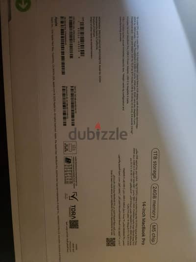MacBook Pro M5 24GB RAM 1TB SSD
