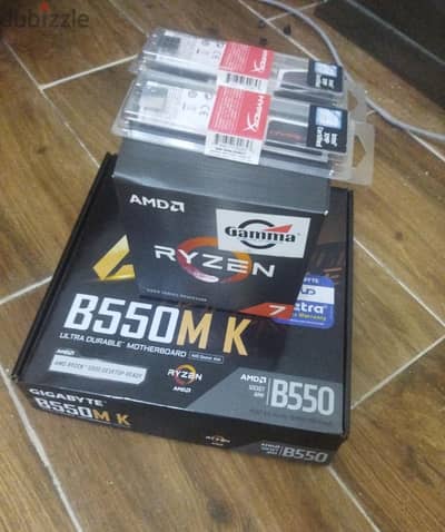 bundle Ryzen 7 5700/ b550 m k / 16 ram ddr4 8x2 3600