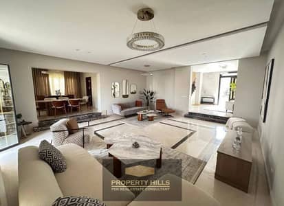 Receive immediately a fully finished 430-meter panoramic view villa with a private swimming pool, located next to Mountain View and Nyoum October