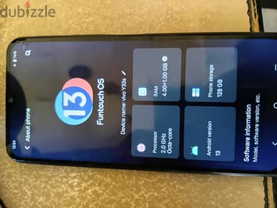 vivo y33s ram 4+1   128g