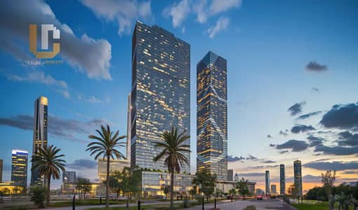 مكتب للبيع في العاصمة الأدارية في Taj Tower 2 امام البرج الأيقوني مباشرة بفيو بانورامي
