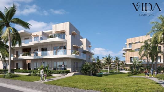 For sale, an apartment of142m in the LaCorp compound on Al-Wahat Road, directly opposite MSA University, at the lowest price per meter starting from 3