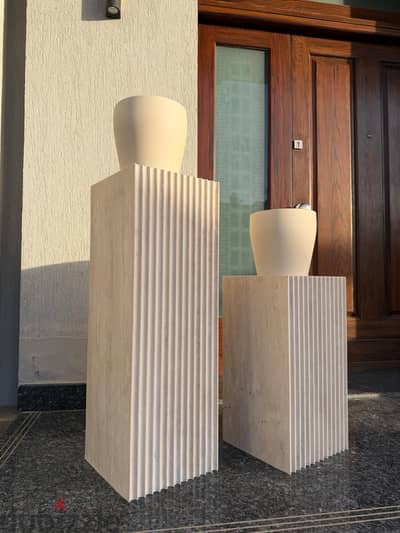 Travertine Marble Stands