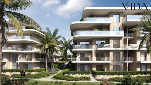 For sale, an apartment of182m in the LaCorp compound on Al-Wahat Road, directly opposite MSA University, at the lowest price per meter starting from 3