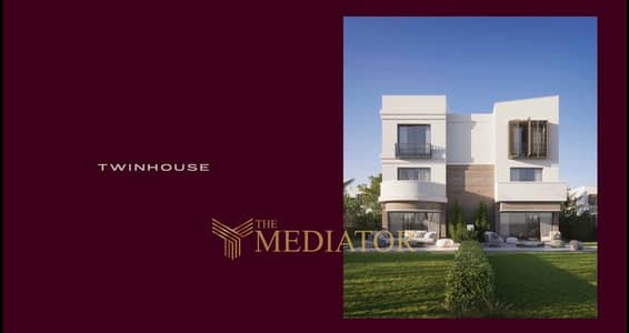 Twinhouse 185m G+1+2 With 4 bedrooms  delivery 2 years in contract