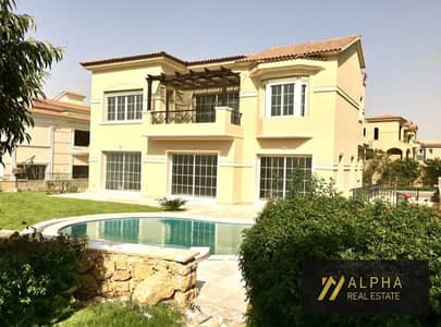 Standalone villa for rent in Lake View Residence New Cairo Fifth Settlement near AUC Golden Square private pool luxury villa prime location