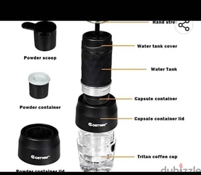 Costaway portal Espresso machine 2in1