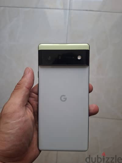 Google pixel 6 ب شاشه محروقه استعمال خفيف
