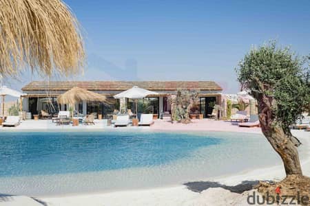 شاليه للبيع 110م رأس الحكمة – El Masyaf North Coast (Sea View - خطوات من البحر)