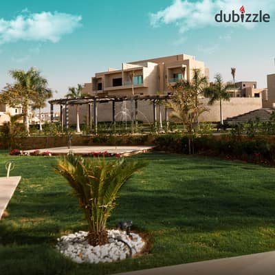 Ground floor apartment with garden for sale, ready to move, in Joya Compound, 6th of October