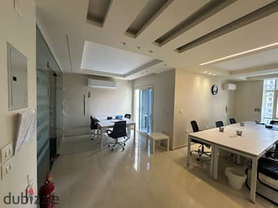 Office for rent 190m furnished prime location on the Maadi ring road