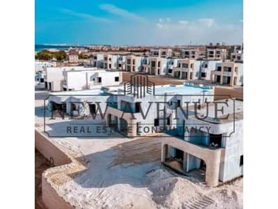 Twin house Full sea view second row fully finished with good price and very prime location in Masaya Sidi Abdelrahman