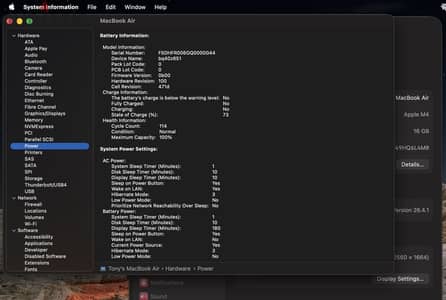 Macbook air m4