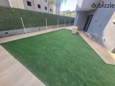شقة مفروشة أرضي بحديقة كمبوند صن كابيتال اكتوبر