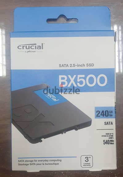 هارد درايف SSD داخلي كروشيال ٢٤٠ جيجا بايت ساتا  2.5  بوصه