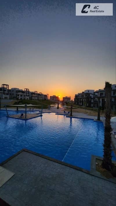 بنص سعر الشركه بنتهاوس ريسيل فوري Gaia الساحل الشمالي SEA VIEW بتقسيمه مميزة Open view landscpe بمقدم و تكمله اقساط بدون فوايد-جاهز للمعاينه و السكن