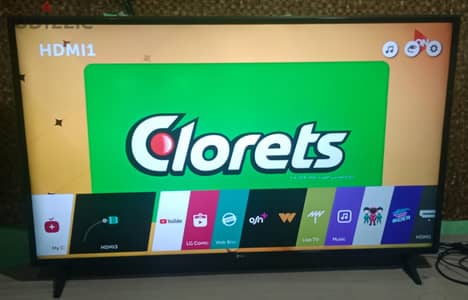 شاشه LG 43سمارت ريسيفر داخلي 4k  ريموت ماچيك