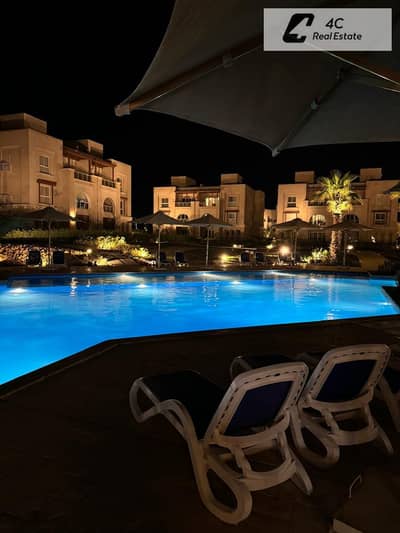 Chalet for sale in Gaia Ras El Hekma North Coast open view landscape at the old contract price. Down payment and remaining installments