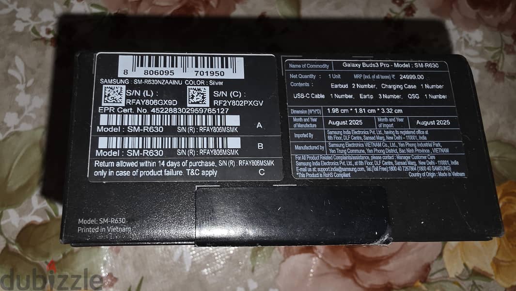 SAMSUNG GALAXY BUDS 3 PRO 1