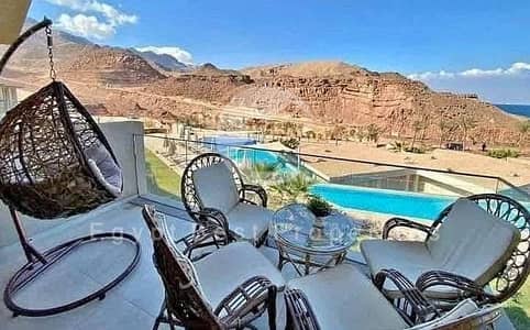 ريسيل اقل من سعر الماركت تكملة اقساط فيو لاجوون شالية  للبيع في المونت جلالة العين السخنة IL Monte Galala