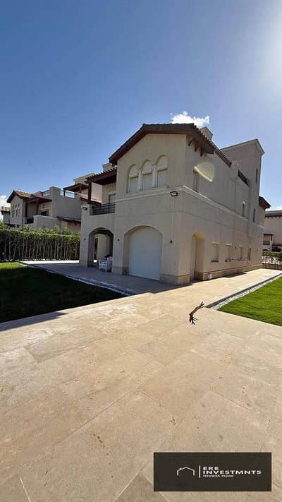 فيلا تاون هاوس ميدل تشطيب الترا مودرن (ريسيل ) Direct lake view في قريه  مراسي فينيتو  الساحل الشمالي  باقل سعر في السوق استلام فوري