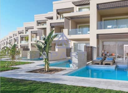 Own a Finished 2-Bedroom Fully Finished  Chalet Sea View  – ACs Included, 8-Years Plan-Red Sea-Soma Bay