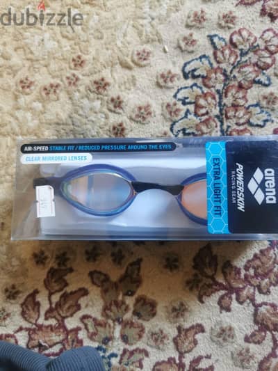 Arena Air-Speed Clear Mirrored Goggles