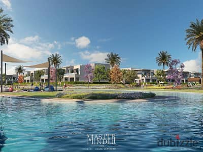Fully finished Apartment overlooking landscape for sale with installments till 2032 in Garden Lakes October by Hyde Park