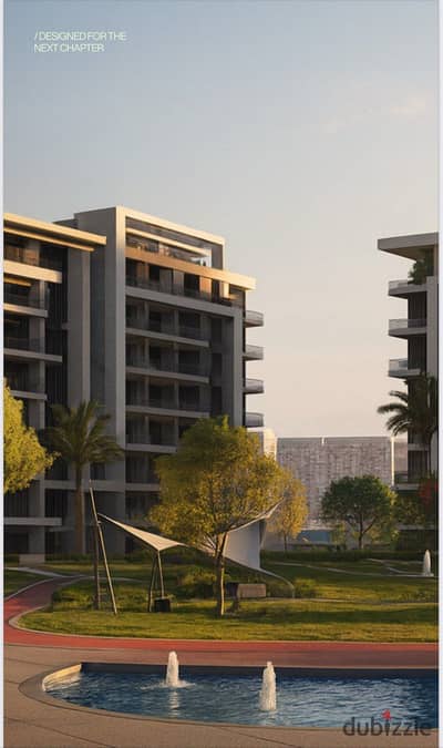 Apartment with two rooms, 126 square meters + garden 21 square meters at a very special price, close to all axes, Dahshour Connection and Mall of Arabia in a place that gathers all the services you need with a down payment of only 10%
