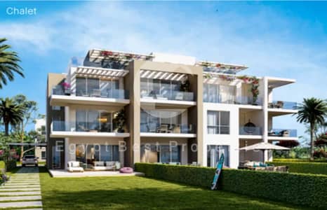 DELIVERY 1 YEAR CHALET 3 BEDROOM FOR SALE IN RAMLA NOAR COAST FULLY FINISHED WITH LAGOON VIEW  INSTALMENT UP TO 6 YEARS