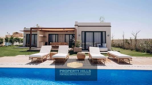 Townhouse with a distinctive area finished with air conditioning overlooking the lagoon at Beit Al-Bahr, Sidi Hanesh