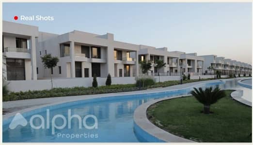 villa townhouse for sale in lake west 3 elsheikh zayed delivery 2027
