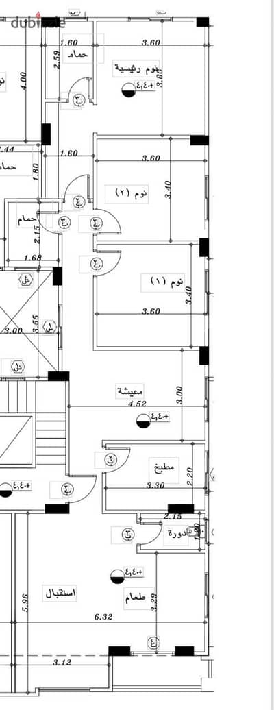 شقة للبيع بالاندلس 2 ، 190 متر ، الدور المتكرر ، نص تشطيب ، إستلام فوري ، السعر يشمل العدادات و الجراج