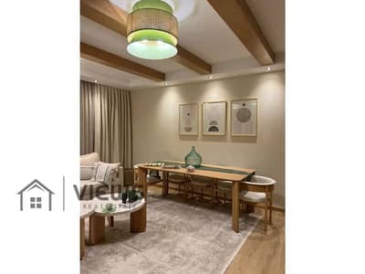 شقة للايجار مفروشة بالكامل تشطيب سوبر لوكس 160م بكمبوند ماونتن فيو اى سيتي Mountain view i city