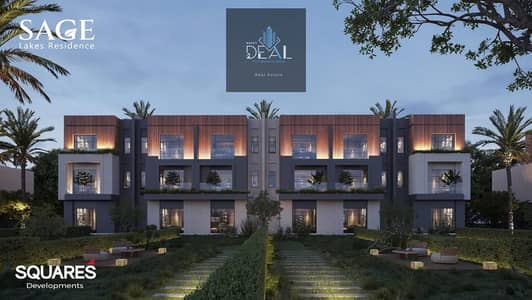 Apartment for sale in a very prime location, second row from the sports club in R8, New Administrative Capital.